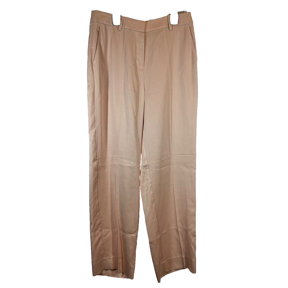 NWOT J. Crew Women’s Light Pink Pleated Trouser Pants Size 6 Lyocell Pockets C21